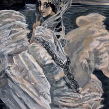 Схема вышивки «Царевна-Лебедь»