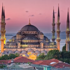 Схема вышивки «Мечеть»