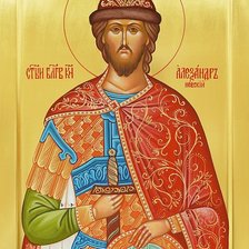 Схема вышивки «Икона Святого Благоверного князя Александра Невского»