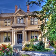 Схема вышивки «Домик двухэтажный»