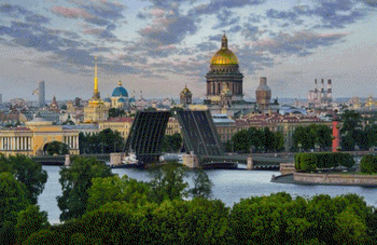 Панорама Петербурга - петербург, город, панорама - предпросмотр