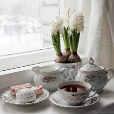 Схема вышивки «натюрморт с зефиром»