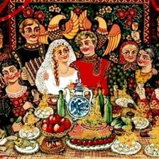 Схема вышивки «Русская свадьба»