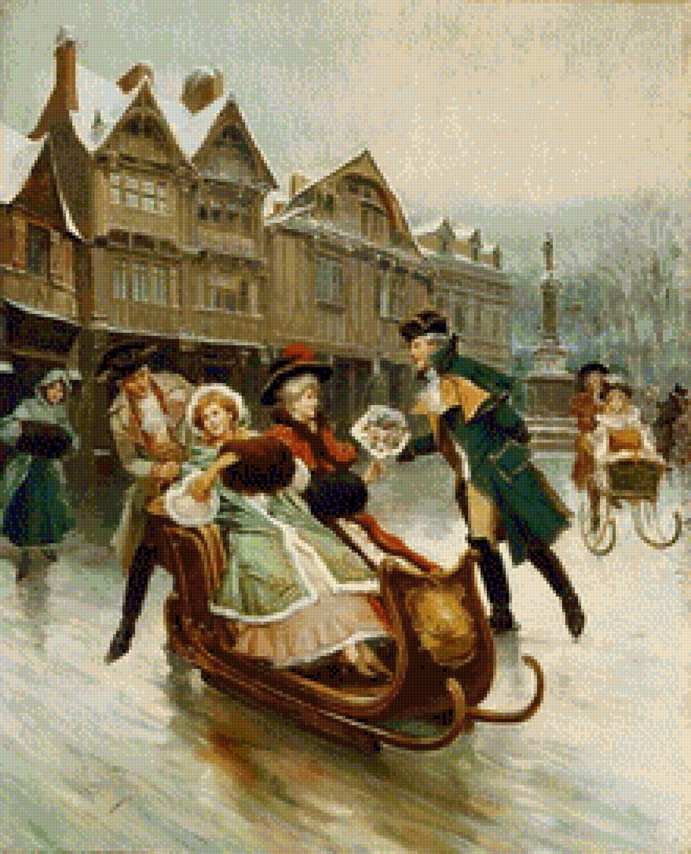 Iarna in Epoca Victoriana - doamne - предпросмотр