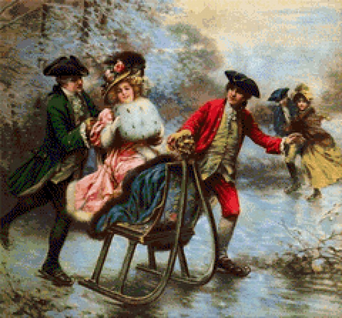 Iarna in Epoca Victoriana 2, E. P. Moran - doamne - предпросмотр