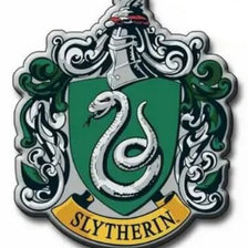 Схема вышивки «Слизерин»