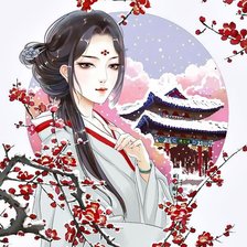 Схема вышивки «Японский стиль»