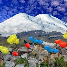 Схема вышивки «Эльбрус»