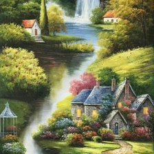 Схема вышивки «Vane»