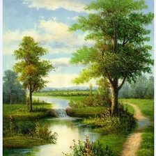 Схема вышивки «Лето»