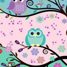 Схема вышивки «Совята»