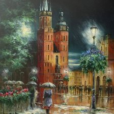 Схема вышивки «Ночной собор»