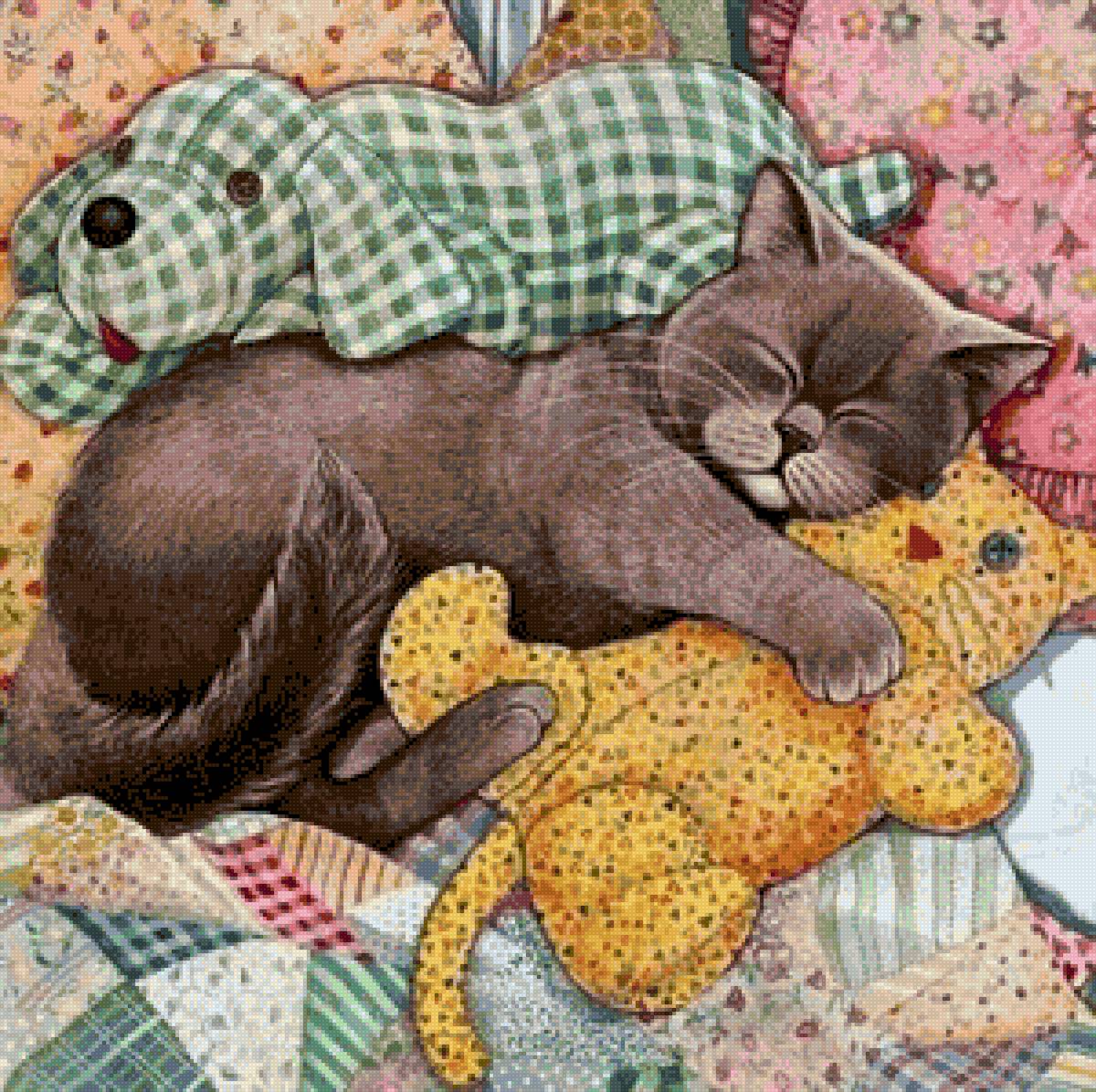 сон - игрушки, сон, кот - предпросмотр