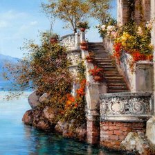 Схема вышивки «Старый дворец»