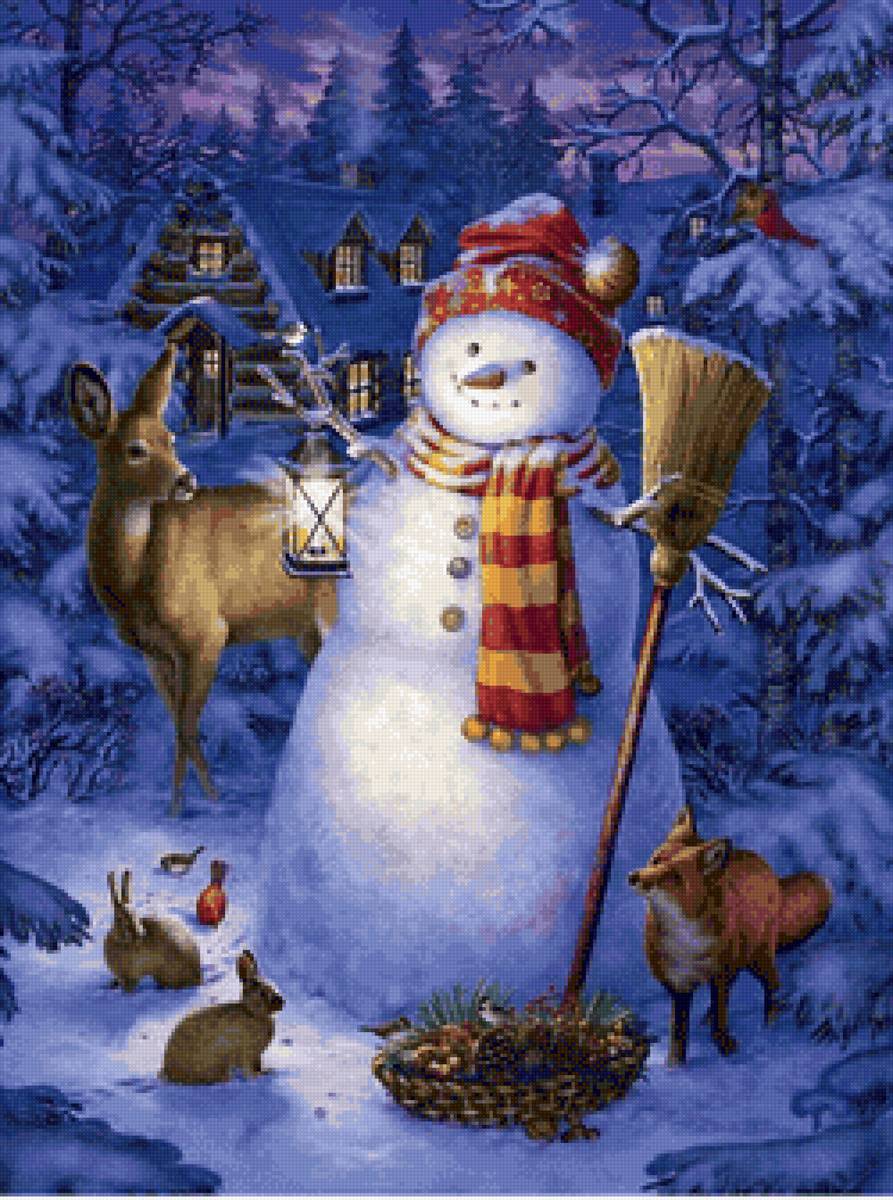 Снеговик - предпросмотр