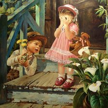 Схема вышивки «Владислав Леонович. Ухажёр.»