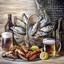 Схема вышивки «Ольга Воробьёва. Мужской разговор.»