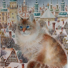 Схема вышивки «Котик 1»