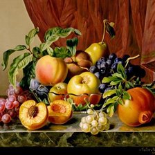 Схема вышивки «Фаза с фруктами»