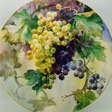 Схема вышивки «Виноград»