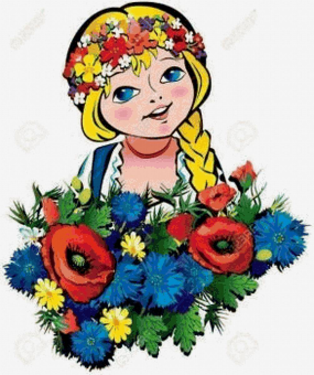 девочка - рисунок - предпросмотр