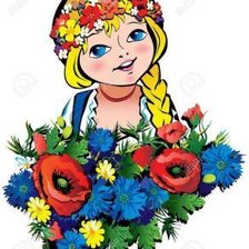 Схема вышивки «девочка»