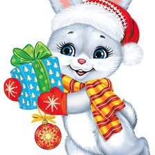 Схема вышивки «Зая 2023»