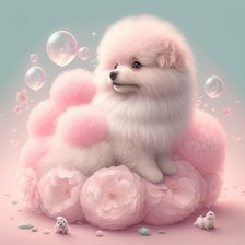 Схема вышивки «Пушистик))»