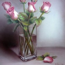 Схема вышивки «Розы»