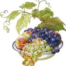 Схема вышивки «Виноград»