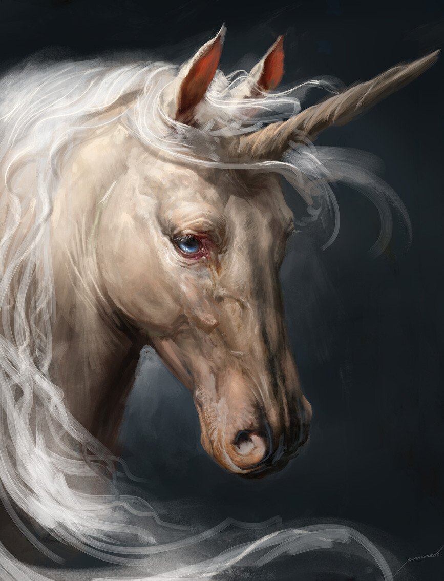 Единорог - единорог, животное - оригинал