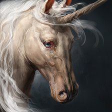 Схема вышивки «Единорог»