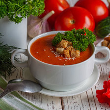 Схема вышивки «Гаспачо томатный»