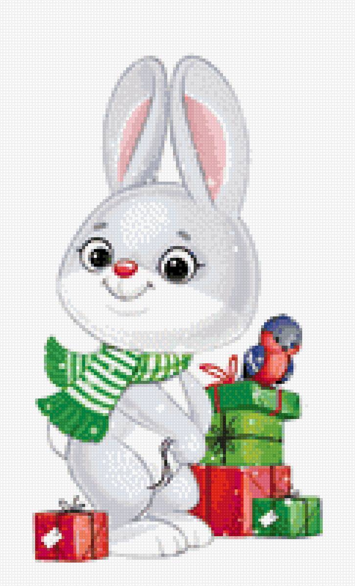 Зая с подарками - предпросмотр