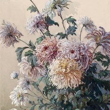 Схема вышивки «Хризантемы»