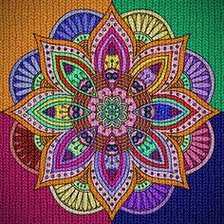 Схема вышивки «Мандала 2»