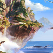 Схема вышивки «Зачарованный край»