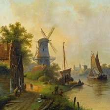 Схема вышивки «Голландия»