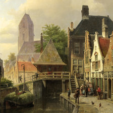 Схема вышивки «Голландия»