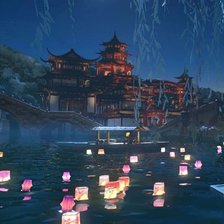 Водные китайские фонарики