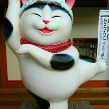 Схема вышивки «статуя кот»