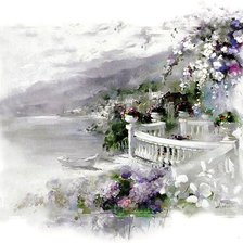 Схема вышивки «У МОРЯ»