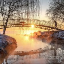 Схема вышивки «Стеклянный мост»