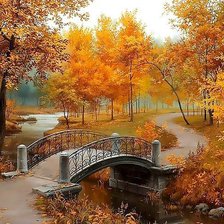 Схема вышивки «Золотая осень»