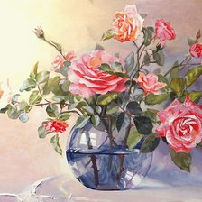 Схема вышивки «Розы»