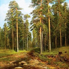 Схема вышивки «Сосновый бор»