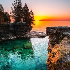 Схема вышивки «Закат»