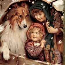 Схема вышивки «Зима»