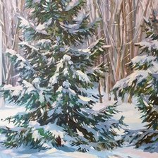 Схема вышивки «Елочки»