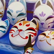 Схема вышивки «маски»